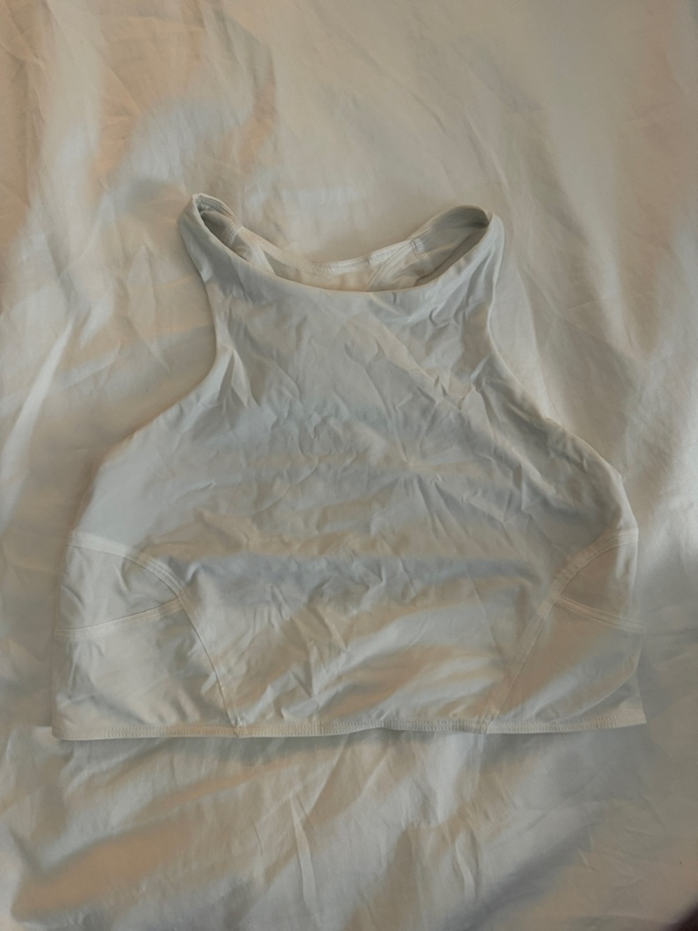 lululemon athletica White Racerback Sports Bra